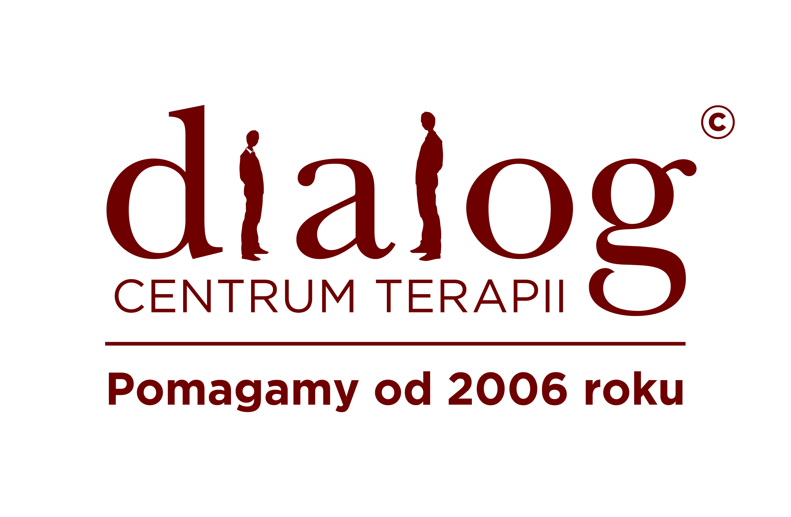 logo Dialogu bordo